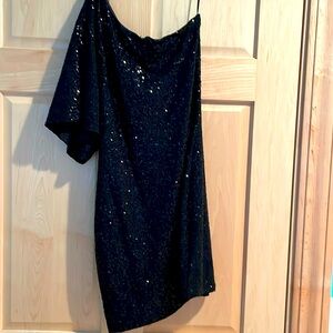 B Darlin black sparkly dress size 9/10.